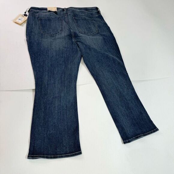 NYDJ Jeans Womens 22WBlue Stretch Zippered Pocketed Boot Cut Plus New - Picture 11 of 12